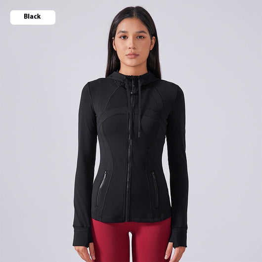Sudadera Deportiva Mujer con Capucha - Efecto Reductor y Silueta Estilizada - Image 9