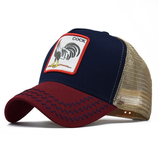 Gorra de Béisbol con Bordado de Animales y Red Trasera - Image 9