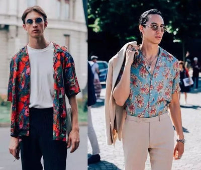 Camisa Hawaiana Cuello Cubano Floral - Image 21
