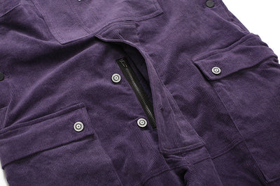 Overoles Siamese de Pana Lavada para Hombre - Corte Holgado - Image 13