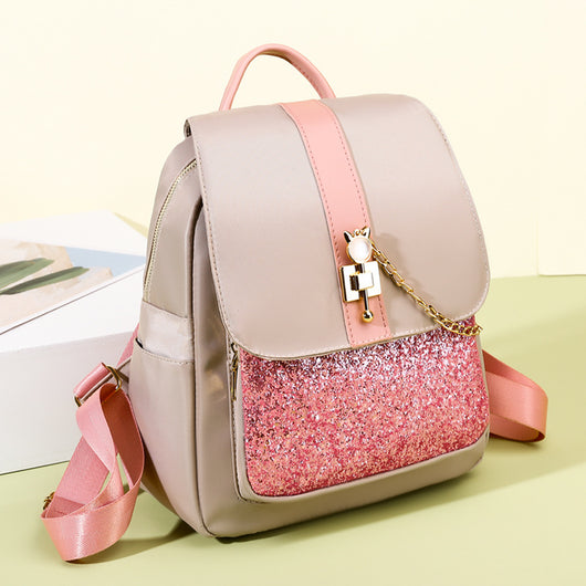 Mochila Escolar Coreana con Lentejuelas - Bolsa de Viaje Estilo Fashion - Image 15