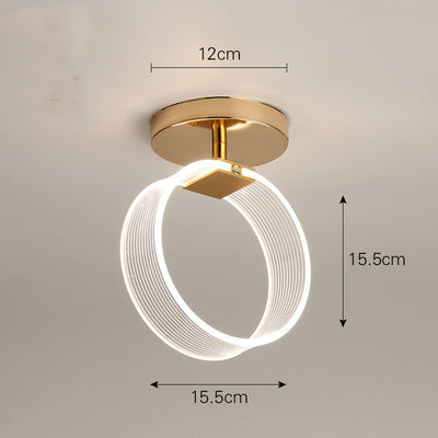 Lámpara de Techo Minimalista Luxury con Guía de Línea para Porche - Image 25