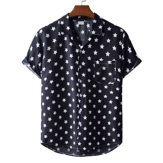 Camisa de Manga Corta Estampada para Hombre - Image 11