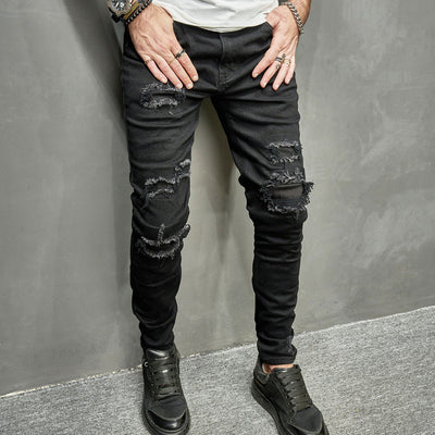 Jeans Skinny Elásticos para Hombre en Tono Claro - Image 12