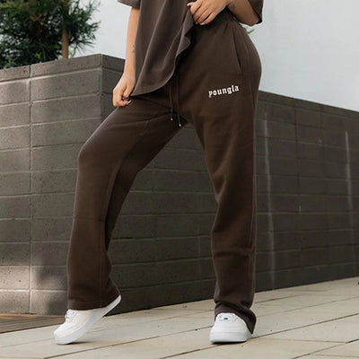 Pantalones Deportivos de Algodón para Hombre - Corte Recto Amplio y Cómodo - Image 4