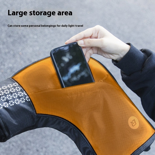 Guantes Protectores para Bicicleta de Montaña Invierno con Cobertura de Manillar