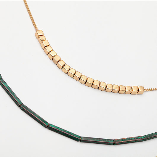 Suéter Vintage con Diseño de Collar Multicapa para Mujer - Image 2