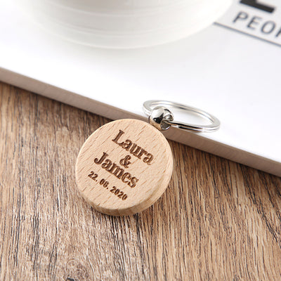 Llavero Personalizado de Madera con Grabado de Nombre - Image 8