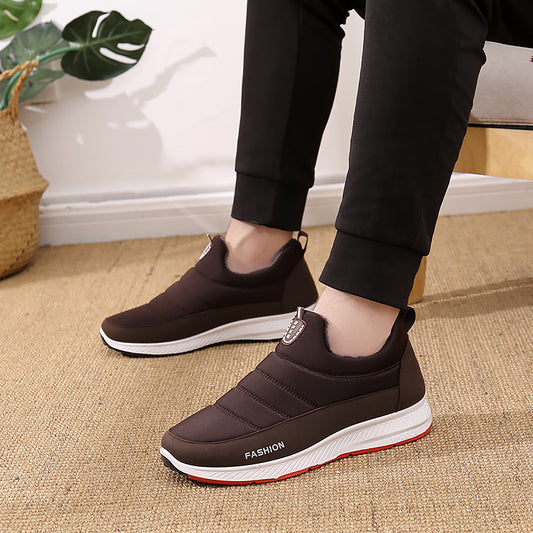 Zapatos de Tela Cómodos Antideslizantes y Resistentes con Forro de Velvetina