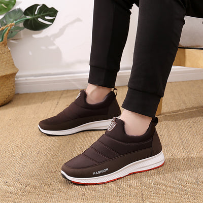 Zapatos de Tela Cómodos Antideslizantes y Resistentes con Forro de Velvetina