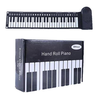 Teclado Electrónico Portátil 49 Teclas con Parlante y Función Plegable - Image 10