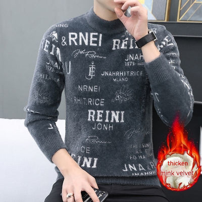 Suéter de Visón para Hombre - Abrigo Térmico Trendy - Image 8