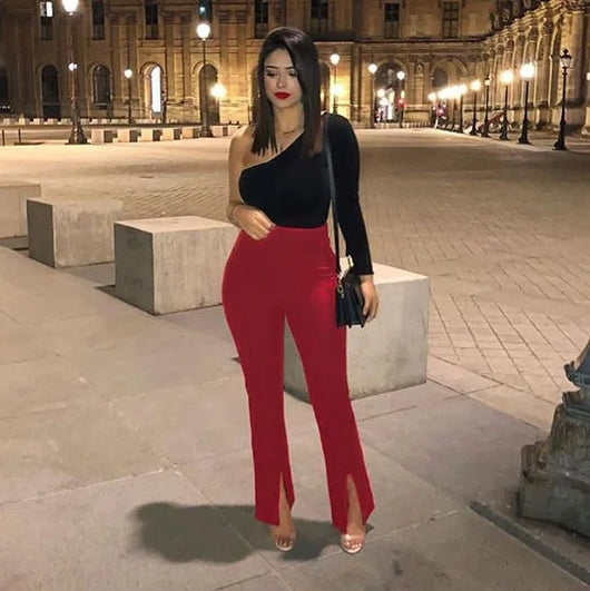 Pantalones Slim Micro Abiertos con Cierre Frontal - Image 13