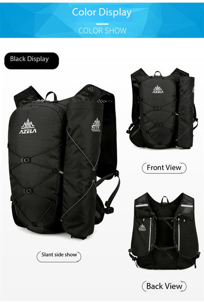 Mochila de Senderismo AZELA con Patrón Grid, Ligera y Transpirable para Trail Running y Camping - Image 35