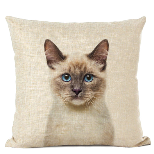 Funda de Almohada Lino con Diseño Animal - Loro y Venado - Image 7