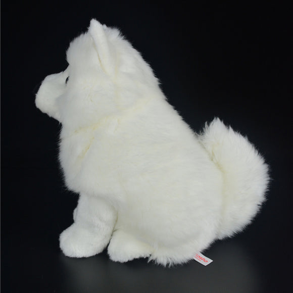 Peluche Samoyedo Realista - Juguete Animal de Simulación