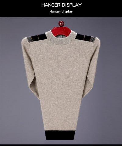 Suéter Cuello Alto Reversible de Terciopelo Manga Larga para Hombre - Image 22
