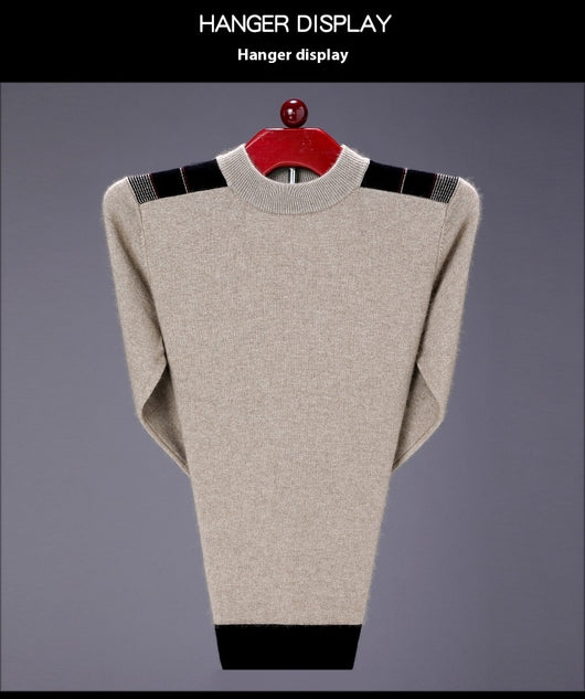 Suéter Cuello Alto Reversible de Terciopelo Manga Larga para Hombre - Image 22