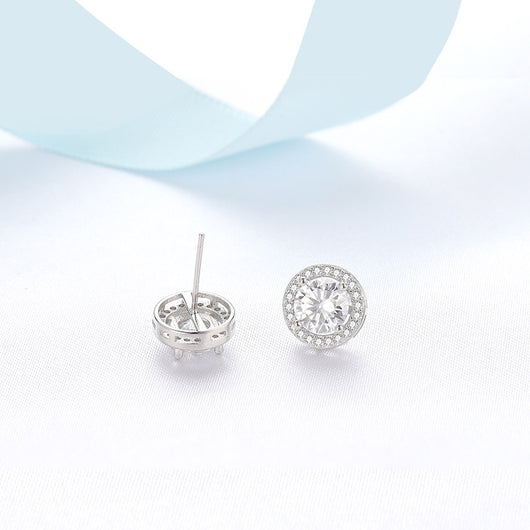 Aretes de Diamantes Blancos con Personalidad - Joyería de Moda Internacional - Image 9