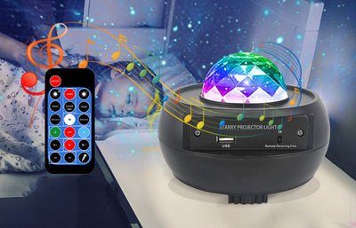 Lámpara LED Proyector Oceánico con Control por Voz y Luz Estrellada - Image 3