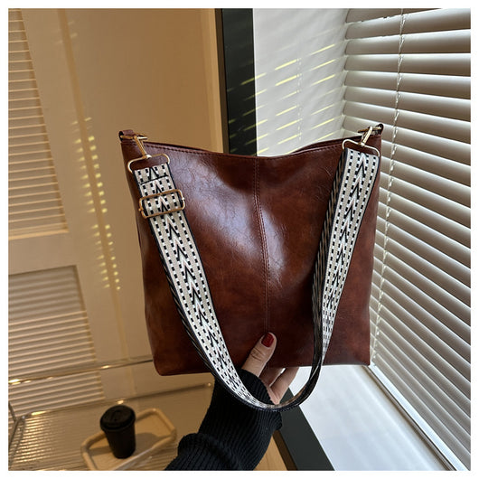Bolso Bandolera Coreano con Correa Ancha para el Hombro - Image 13
