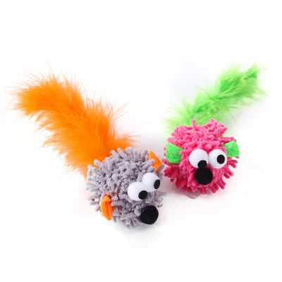 Juguete Interactivo para Gatos - Ratón Dragón con Cerdas - Image 10