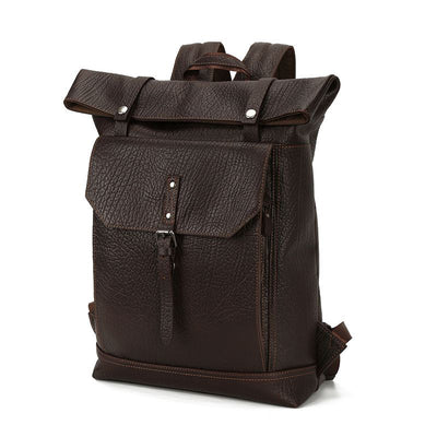Mochila Bandolera de Cuero para Hombre - Gran Capacidad - Image 2