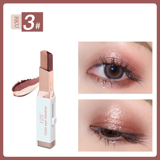Sombra de Ojos en Stick Degradado Aterciopelado Bicolor con Acabado Perlado - Image 3