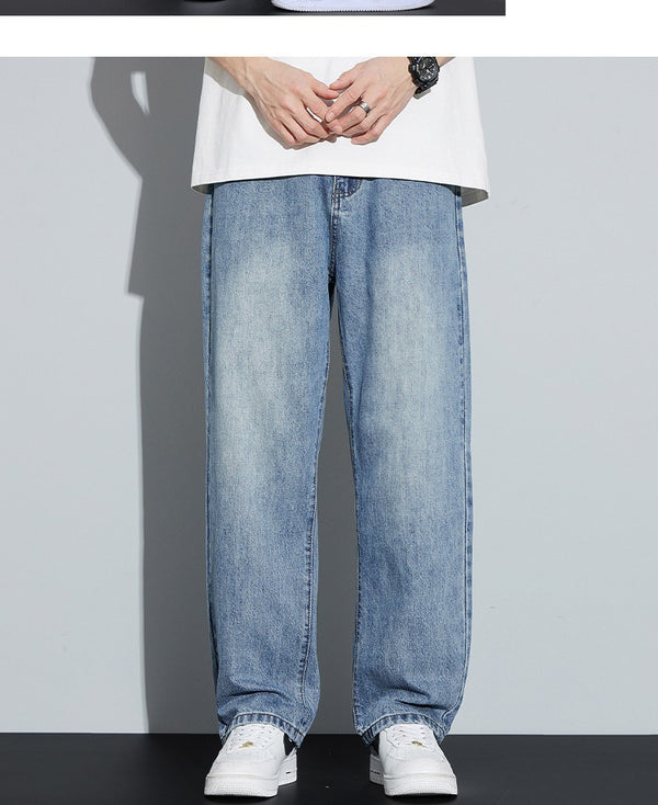 Pantalones Rectos Estilo Retro Americano con Forro Polar para Hombre - Image 6