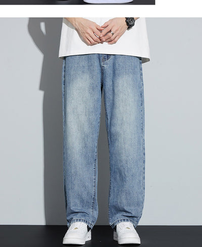 Pantalones Rectos Estilo Retro Americano con Forro Polar para Hombre - Image 6
