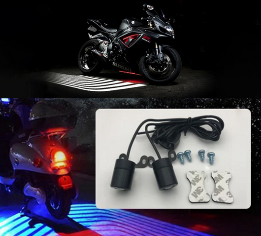 Lámpara de Proyección LED para Moto y Auto con Alas - Image 8