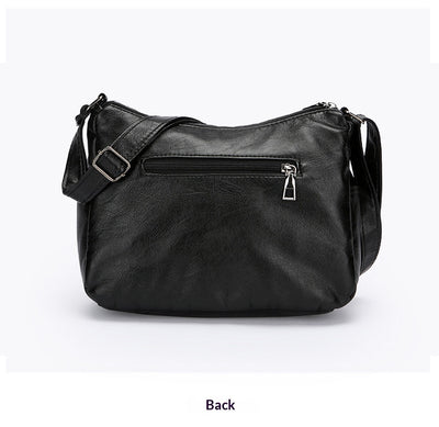 Bolso Bandolera de Lujo Versátil con Diseño Multicapas Espacioso - Image 28