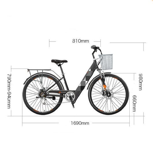 Bicicleta Eléctrica 26 Pulgadas con Batería de Iones de Litio y Largo Alcance - Image 6