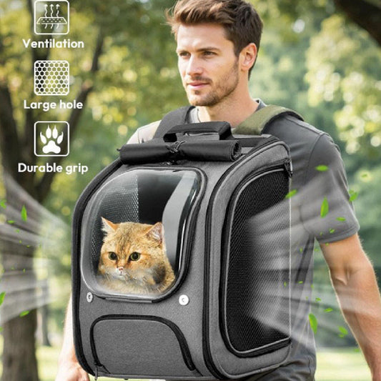 Mochila Transportadora de Aviación para Gatos - Bolsa de Viaje Premium