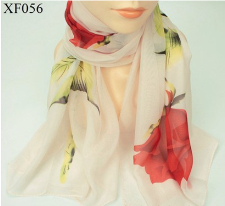 Pañoleta Estampada Primavera Otoño en Chifón Ligero - Image 17