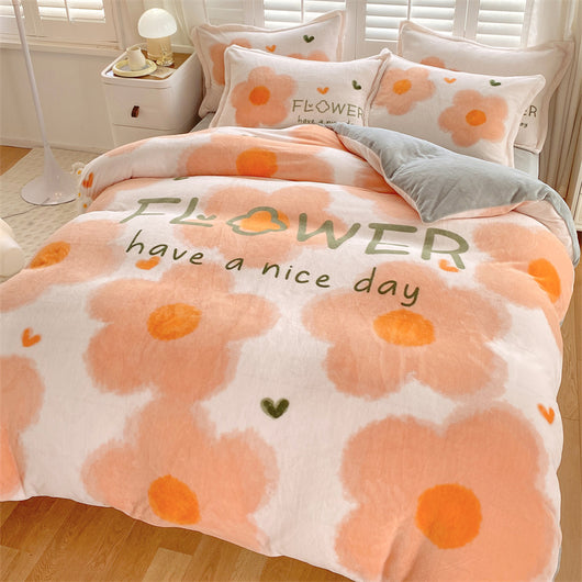 Juego de Cama Infantil de Terciopelo Suave con Diseño de Caricaturas - Image 15
