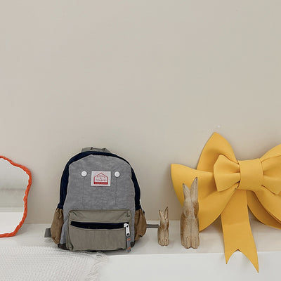 Mochila Infantil de Lona, Simple y Ligera con Protección de Columna para Niños y Niñas - Image 16