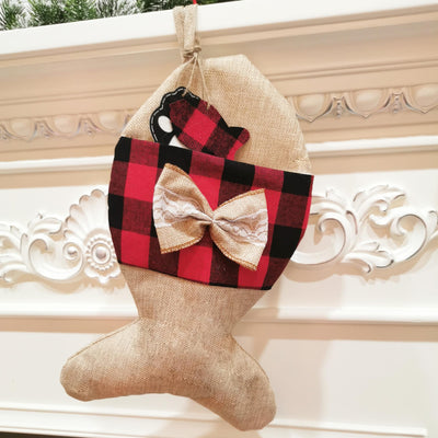 Bolsa de Regalo con Calcetines Navideños y Adornos - Image 20