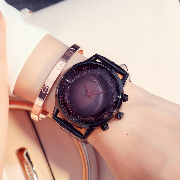 Reloj Elegante para Mujer con Diseño Cielo Estrellado