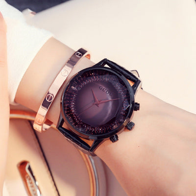 Reloj Elegante para Mujer con Diseño Cielo Estrellado