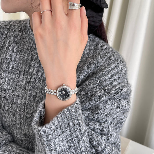 Reloj Pulsera de Perlas Estilo Clásico Elegante - Image 17