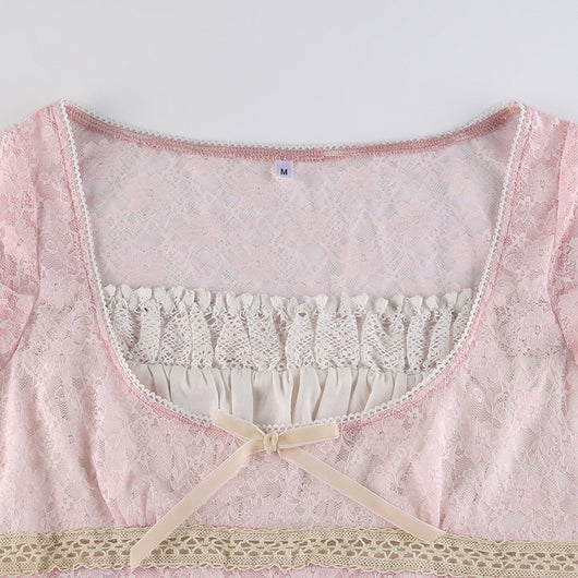 Blusa Delicada de Encaje para Mujer - Colección Primavera - Image 14