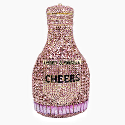 Clutch de Noche Champagne con Cristales Brillantes para Mujer - Image 22