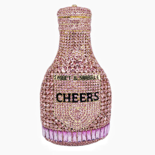 Clutch de Noche Champagne con Cristales Brillantes para Mujer - Image 22