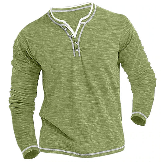 Playera Henley Stretch Suave y Cómoda - Image 5