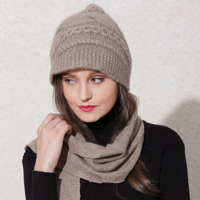 Gorro de Cashmere Tejido a Mano con Visera - Calidez Premium - Image 9