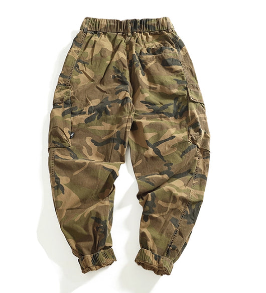 Pantalones Cargo Sueltos con Múltiples Bolsillos y Efecto Desgastado - Image 8