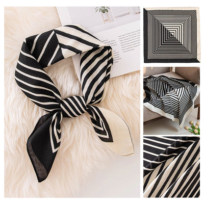 Pañuelo de Seda Emulada 70cm - Accesorio de Moda Versátil - Image 13