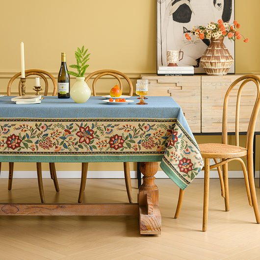 Mantel Rectangular para Mesa de Centro - Diseño Atmosférico en Tela - Image 10