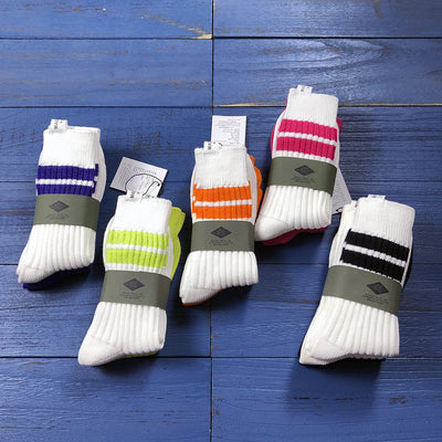 Calcetines de Lana Rayados Medianos Multiusos para Hombre